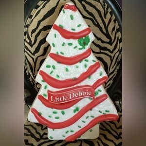 Little Debbie Blow Mold Lighted Christmas Tree Decoration Brand New